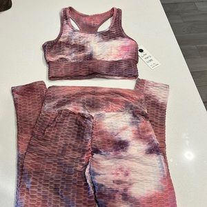 Multi Color Sports Bra & Legging Set